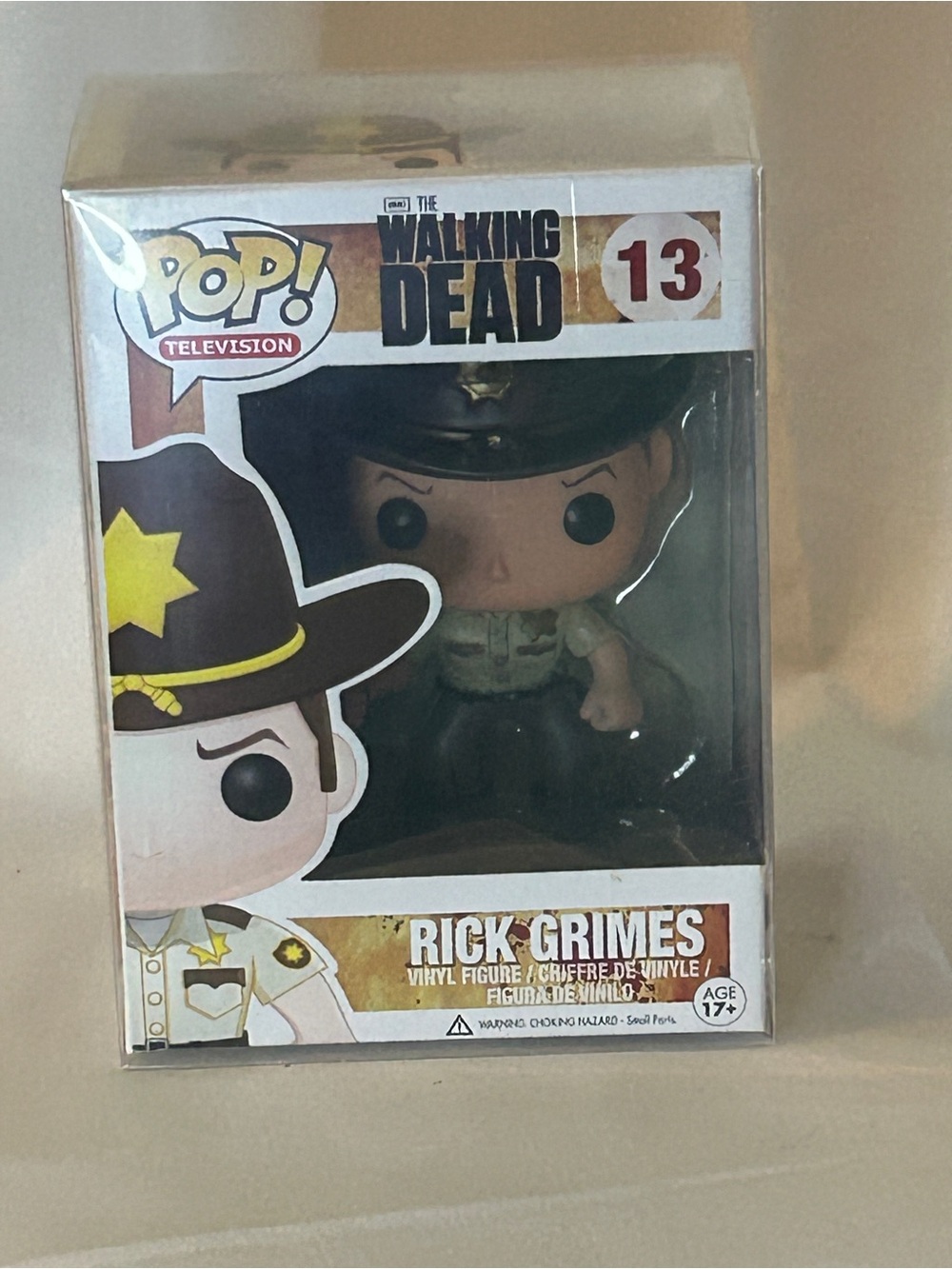 Funko Pop! Television The Walking Dead Rick Grimes - Black, Green, Brown